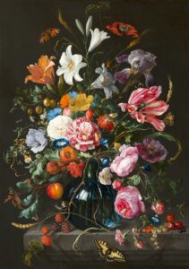 Pintura Flamenga Antiga Jan Davidsz de Heem