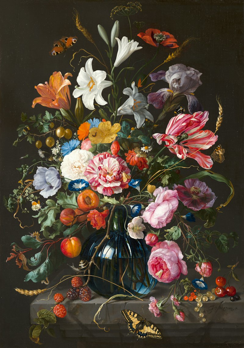 Pintura Flamenga Antiga Jan Davidsz de Heem